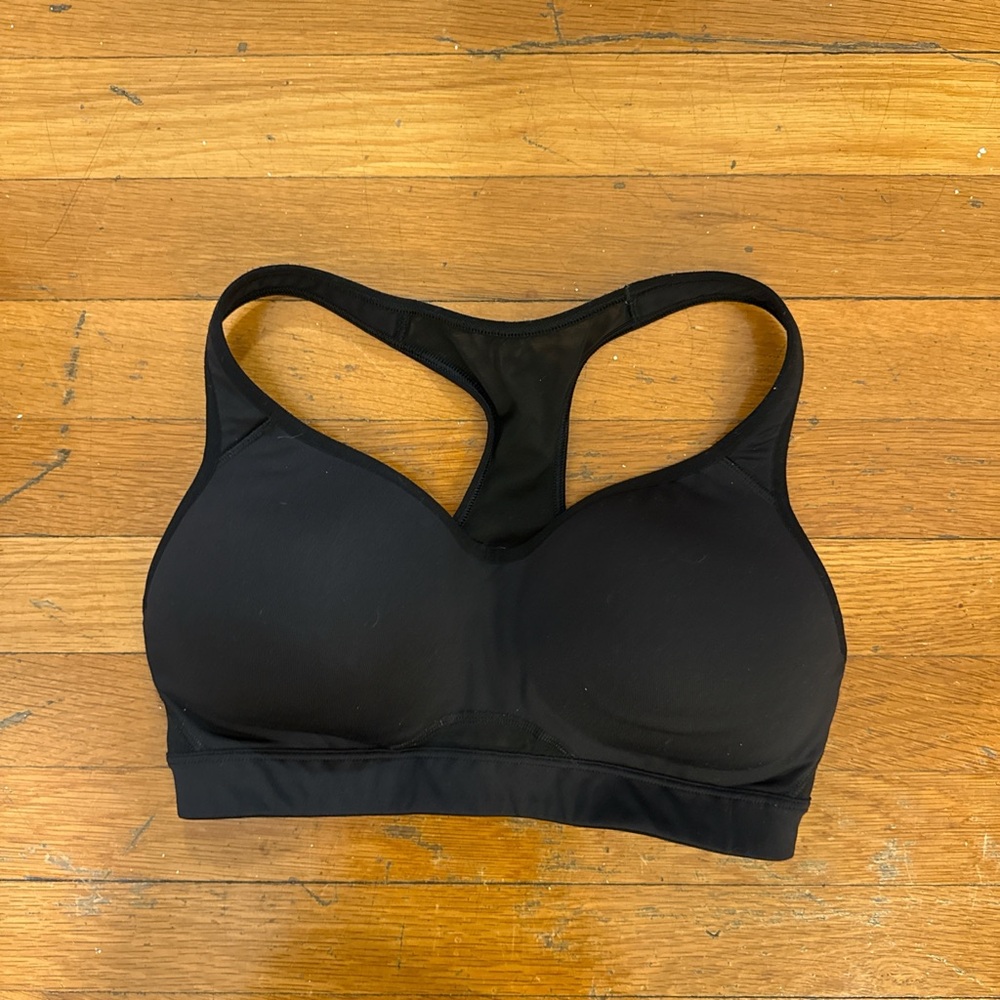 Black Sports Bra with built in bra